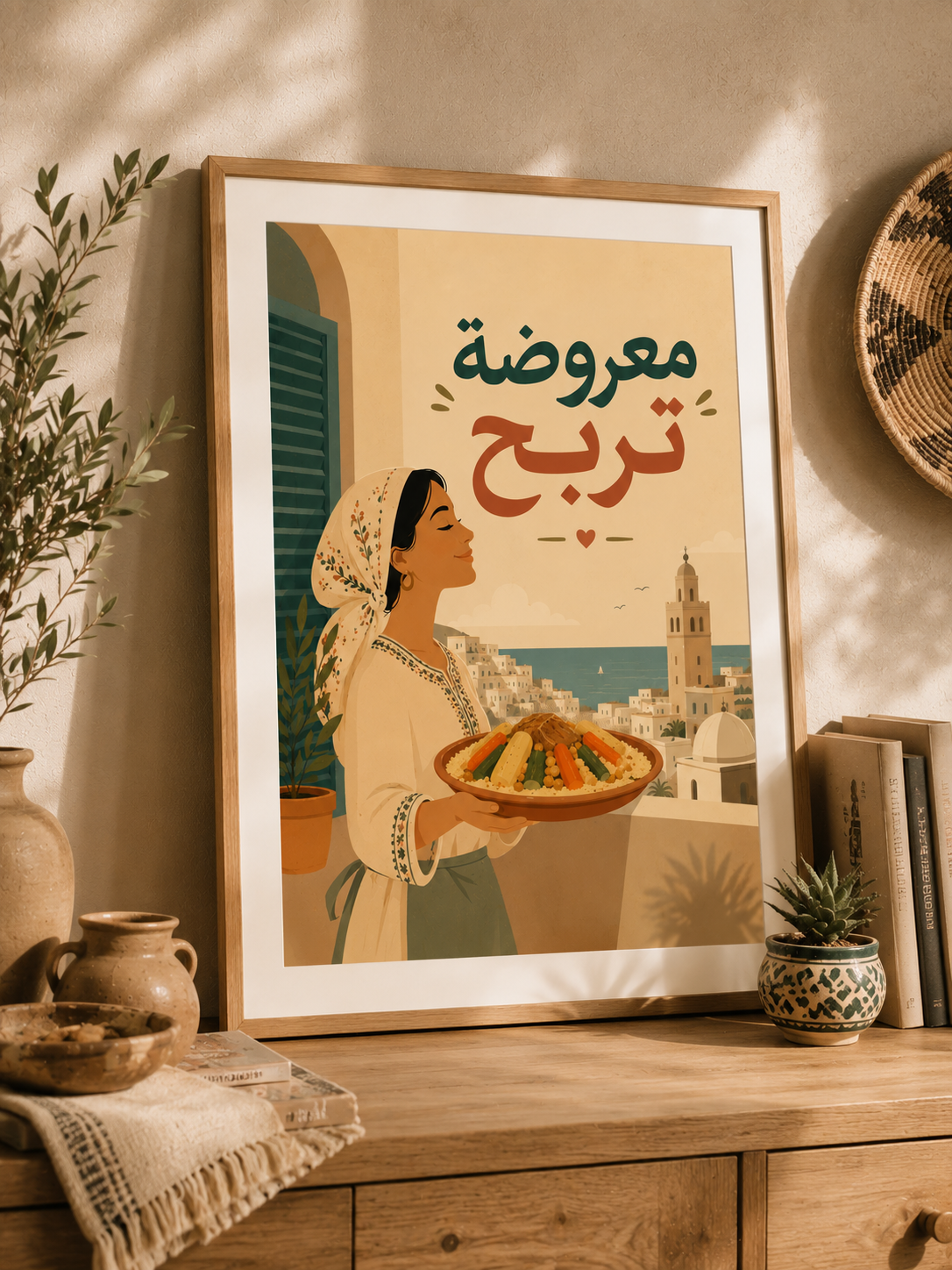 Affiche Vintage – « معروضة تربح »