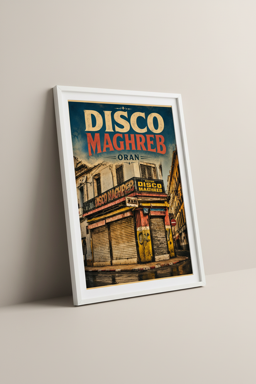 Disco Maghreb – Oran, Algérie | Affiche Vintage
