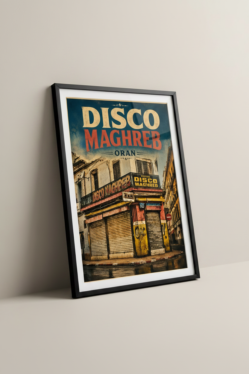Disco Maghreb – Oran, Algérie | Affiche Vintage
