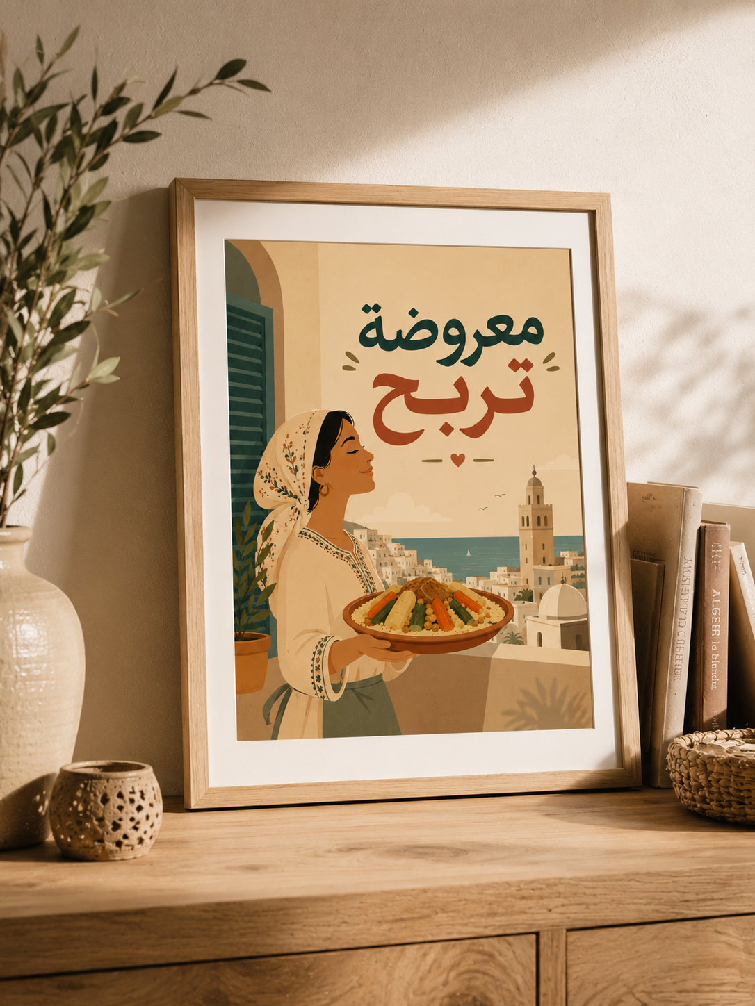 Affiche Vintage – « معروضة تربح »